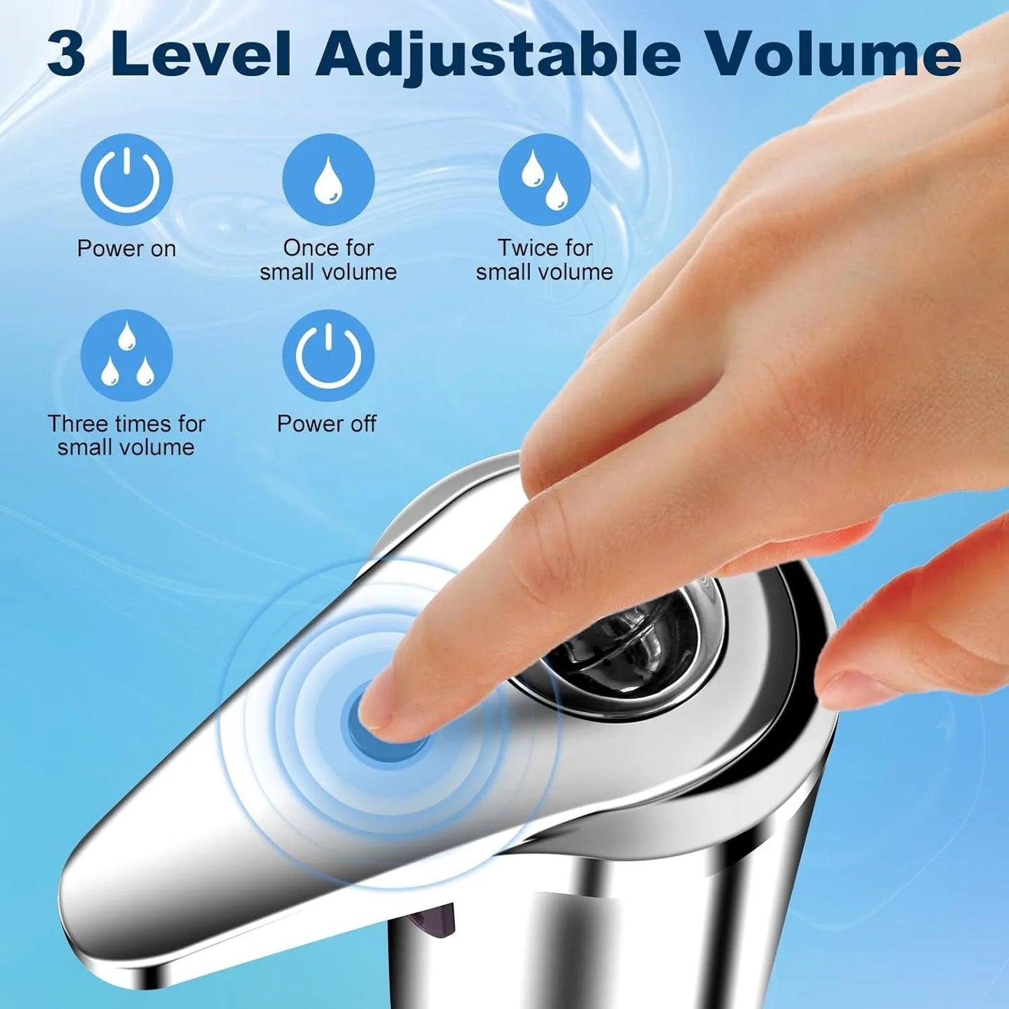 Automatic Soap Dispenser Touchless Infrared Sensor Liquid Hand Soap Dispenser With Adjustable Levels For Bathroom Kitchen