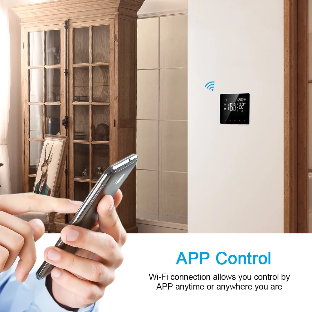AVATTO WiFi Smart Thermostat Electric Heating Water Gas Boiler Temperature Remote Controller Work with Tuya,Alexa,Google Home