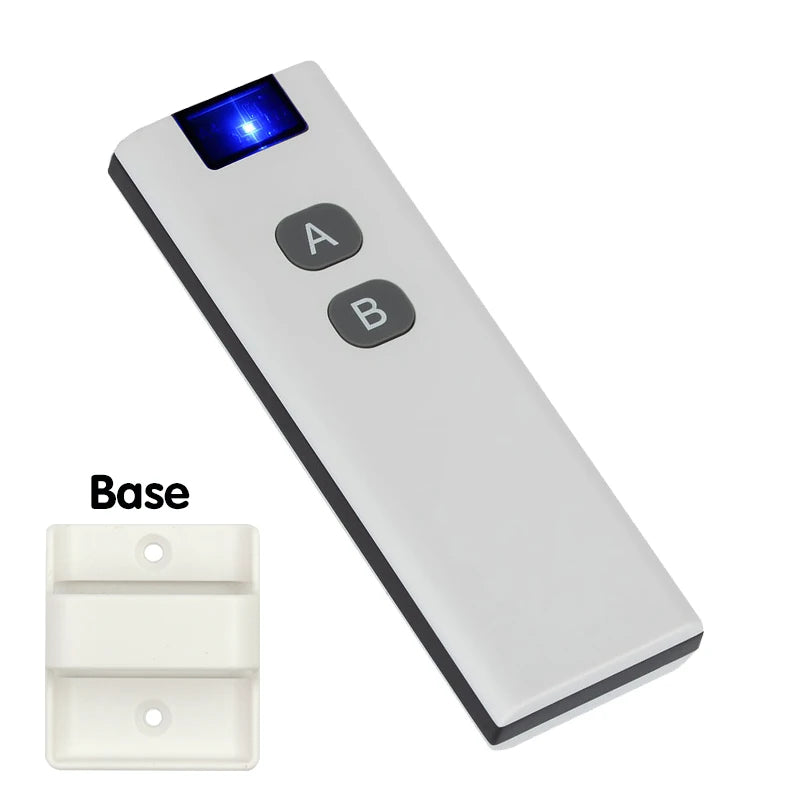 433MHz Smart Light Switch Rf Wireless Touch Wall Switch with Remote Control Tempered Glass Panel Switch for Home LED LAMP 220V