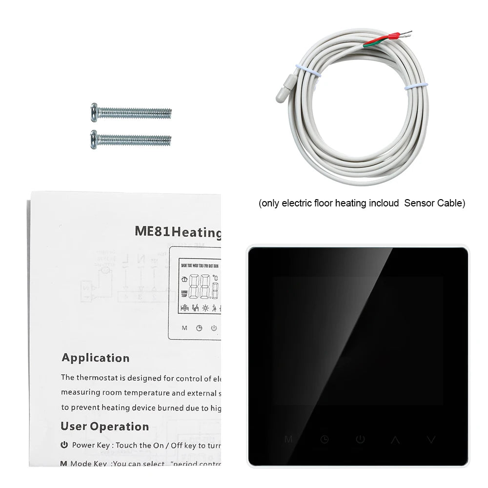 AVATTO WiFi Smart Thermostat Electric Heating Water Gas Boiler Temperature Remote Controller Work with Tuya,Alexa,Google Home