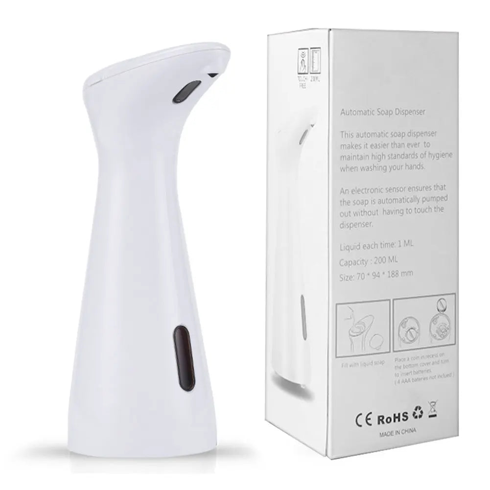 Automatic Soap Dispenser Battery Operated 400ML Hand Sanitizer Dispenser Touchless PX6 Waterproof for Kitchen Bathroom Washroom