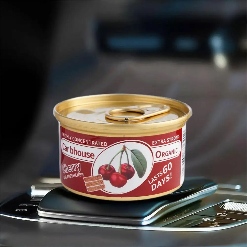 Wooden Car Aroma Diffuser New Car Deodorizer Fiber Air Freshener with Canned Coffee Scent Best Seller for Automotive Interior