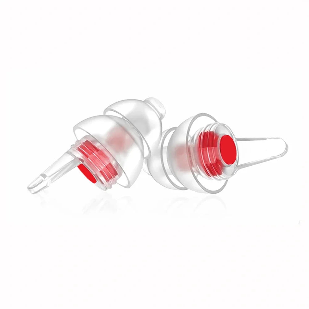 HUAK High Fidelity Silicone Ear Plugs for Noise Cancelling Washable Reusable Musicians Motorcycles Sleeping Work, Study, Swim