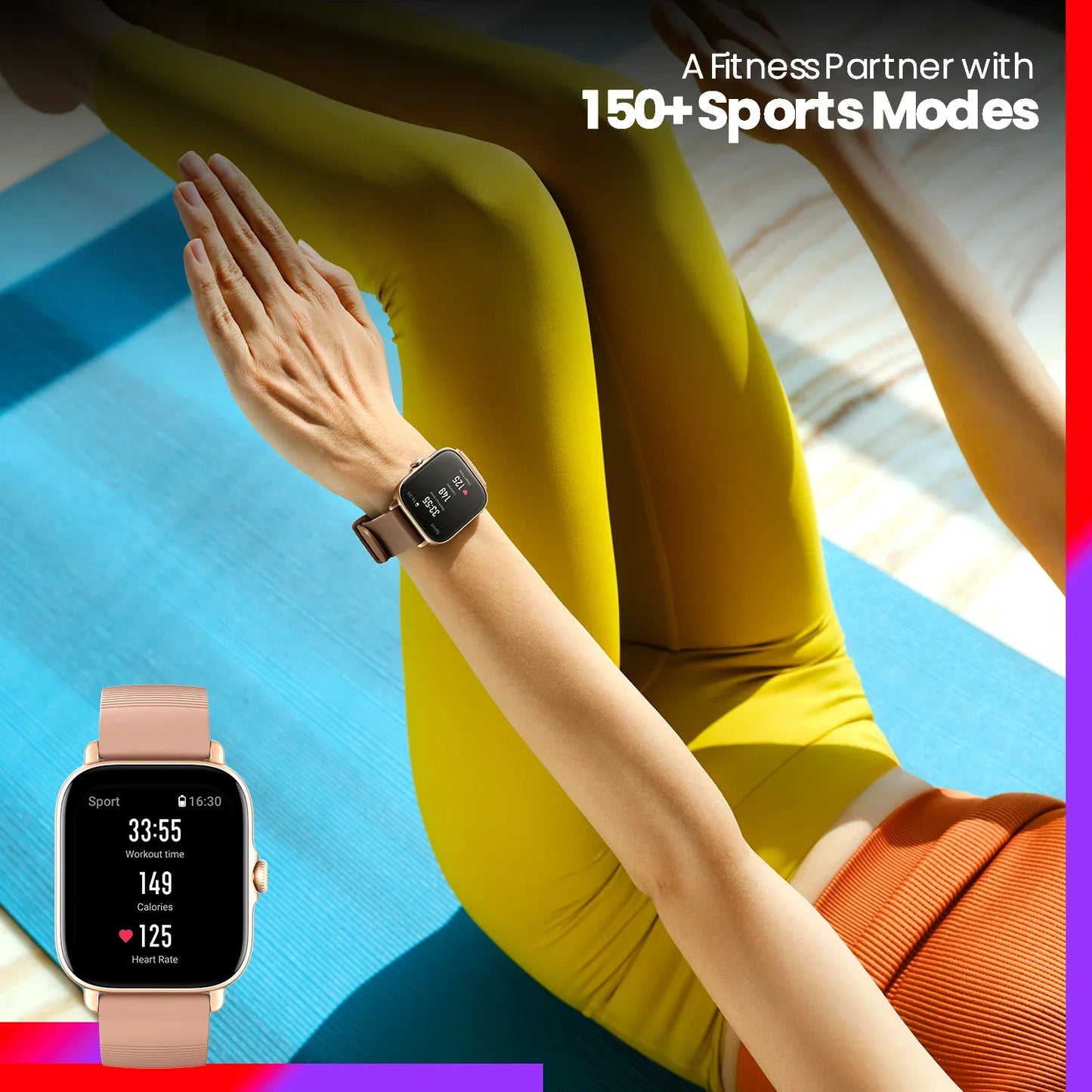 Amazfit GTS 3 Smartwatch  5ATM Waterproof GPS Bluetooth Alexa 1.75'' AMOLED Display Smart Watches For Men Refurbishment Machine