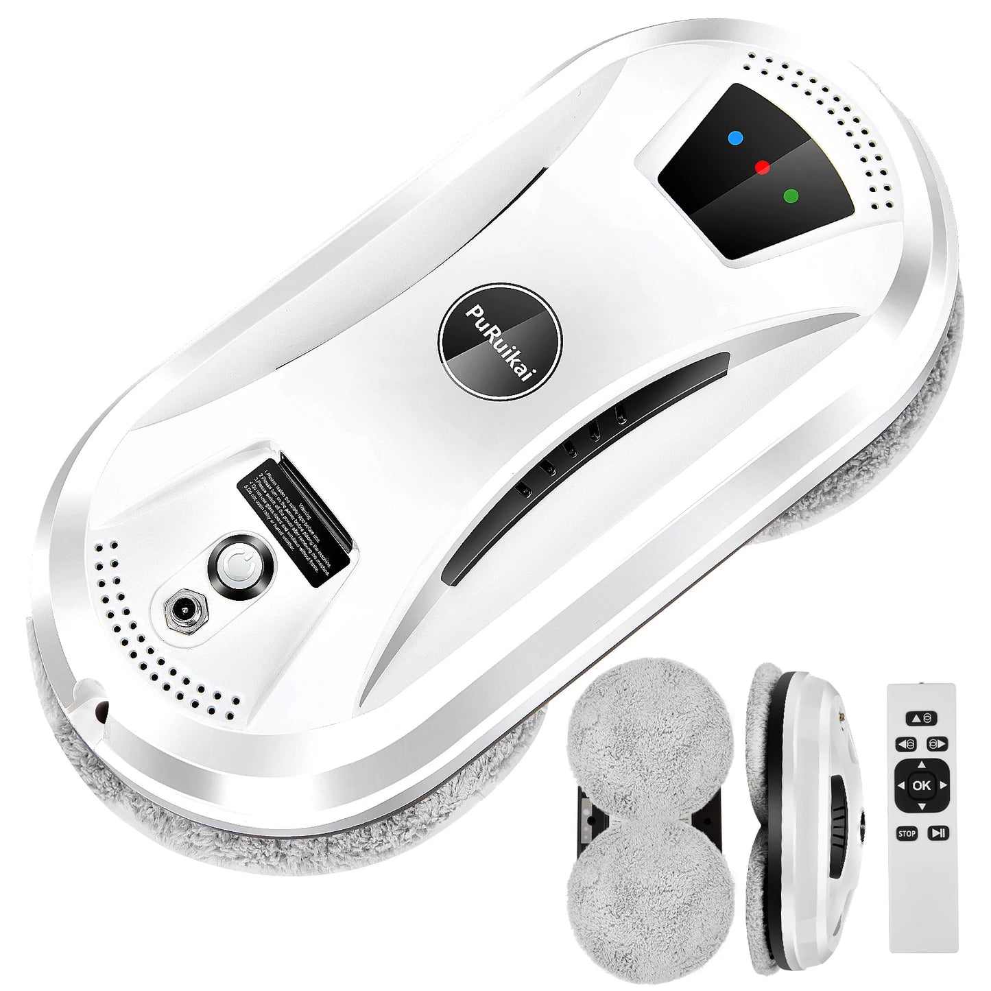 PuRuiKai Ultra Thin Robot Vacuum Cleaner Window Cleaning Robot Window Electric Glass Limpiacristales Remote Control For Home