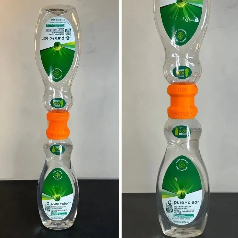 Say Goodbye to Waste and Save Time Smart Plastic Time-Saving Dispenser Suitable for Hand Wash Shampoo Shower Ge Leak-Proof