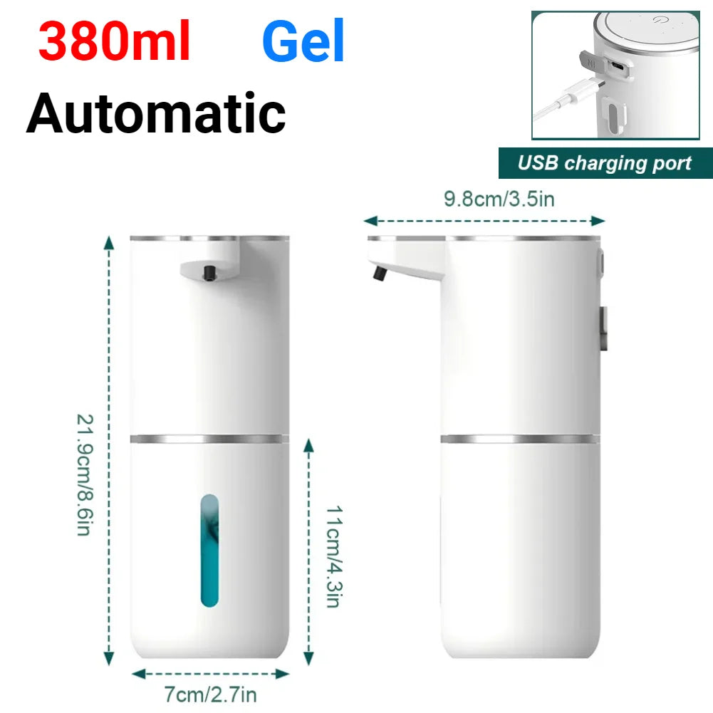 1000ML Automatic/Manual Soap Dispenser Waterproof USB Charging Smart Washing Hand Machine Infrared Sensor for Bathroom Washroom