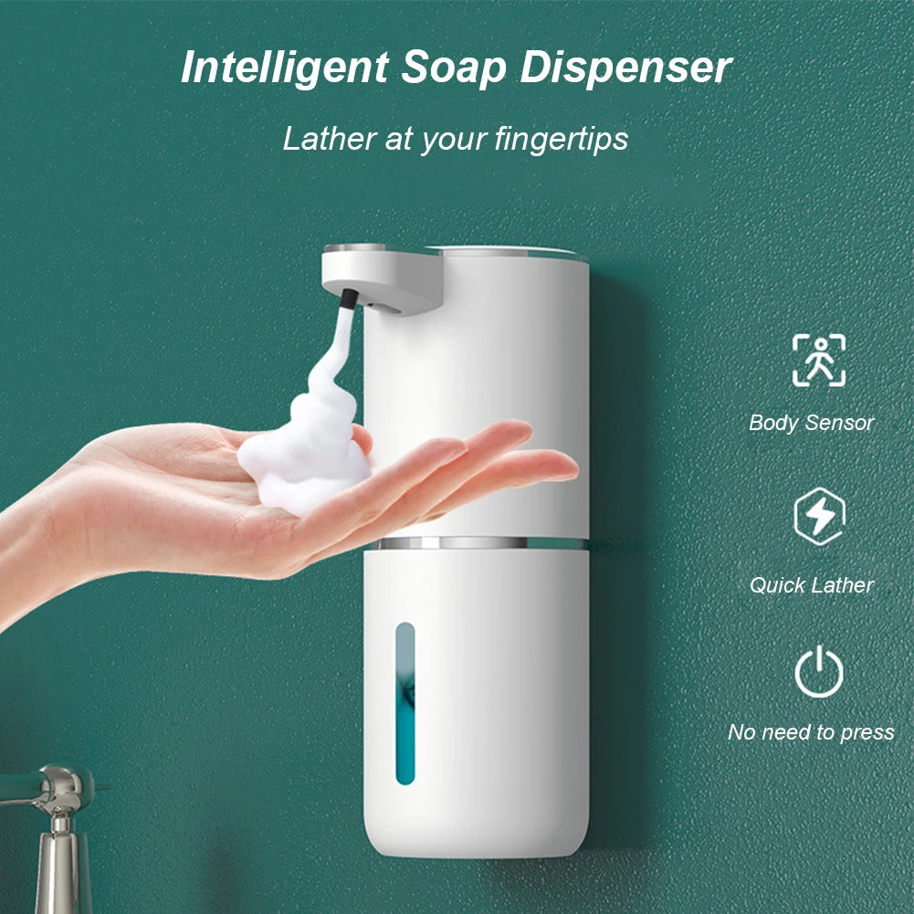 1000ML Automatic/Manual Soap Dispenser Waterproof USB Charging Smart Washing Hand Machine Infrared Sensor for Bathroom Washroom