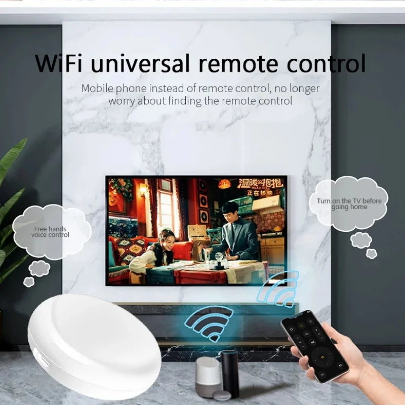 Tuya Smart WiFi IR Remote Universal for Smart Home Control for TV Air Conditioner Works with Alexa Google Home Yandex Alice