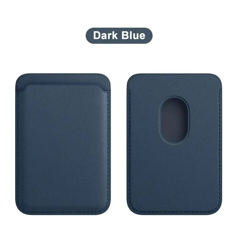 For Magsafe Magnetic Leather Wallet Case For iPhone  17 16 15 14 13 12 11 8  Samsung Huawei Card Holder with Magnet Covers