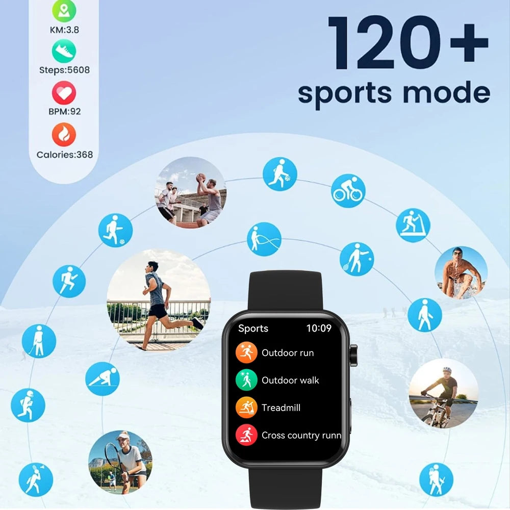 2025 New Camera Watches Bluetooth Call Video Player TWS Headset Music Watch Sports Smartwatch Women With HD Camera