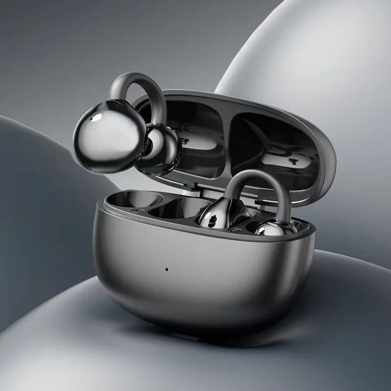 KAMYU Open Wireless Earphones Ultimate Sound Effects Compatible with iOS Android 8 Hours Battery Life