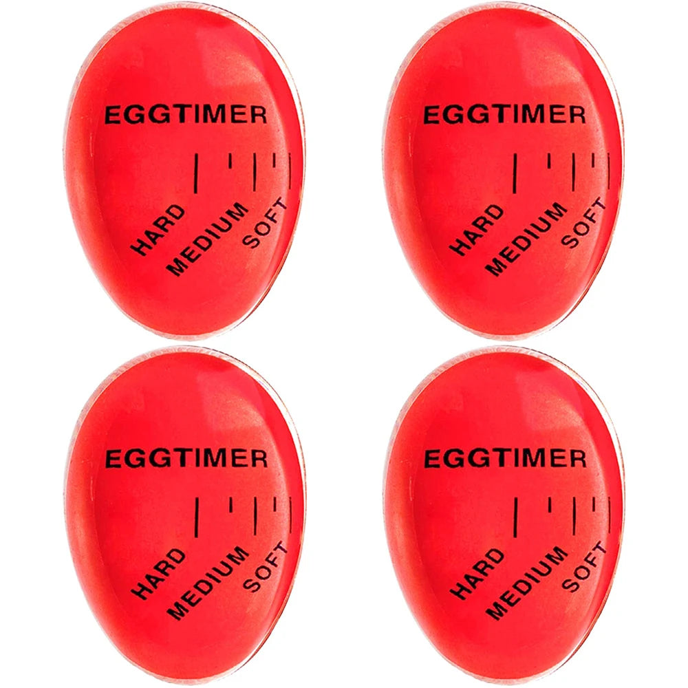 Egg Timer Color Changing Indicator Soft Medium and Hard Boiled Eggs Heat Sensitive Safe Durable Kitchen Aid Gift Home Use