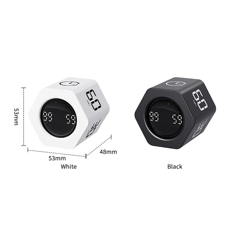 Productivity Kitchen Timer Productivity Gravity Sensor LED Display Digital Time Time Management Kitchen Countdown Gadget Timer