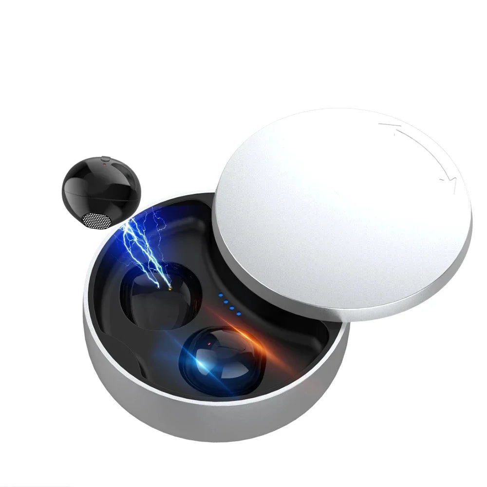 HaaYot New Super Mini Bluetooth Headset Invisible Earbuds Wireless Headphones TWS Buds Earphones for Office Sports Travel Music