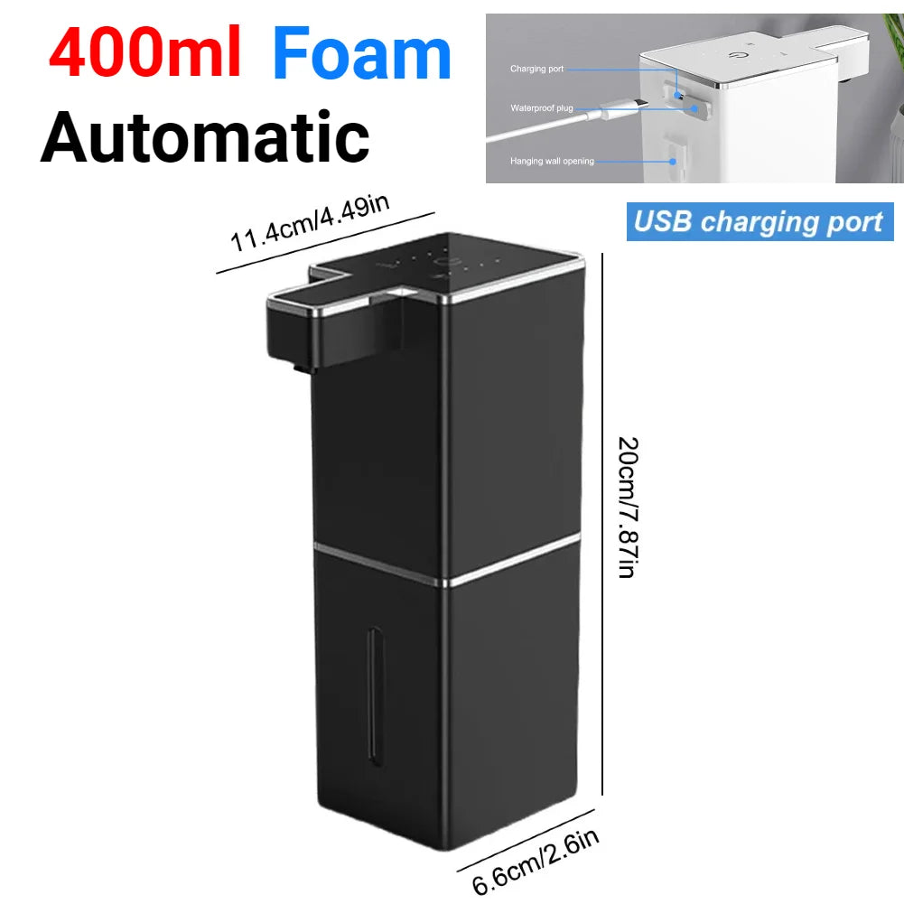 1000ML Automatic/Manual Soap Dispenser Waterproof USB Charging Smart Washing Hand Machine Infrared Sensor for Bathroom Washroom
