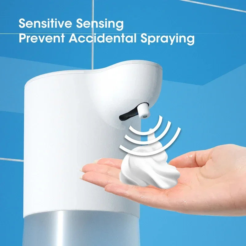 Automatic Touchless Soap Dispenser Foam Liquid Infrared Sensor Type-C Rechargeable Smart for Home Kitchen Bathroom Commercial