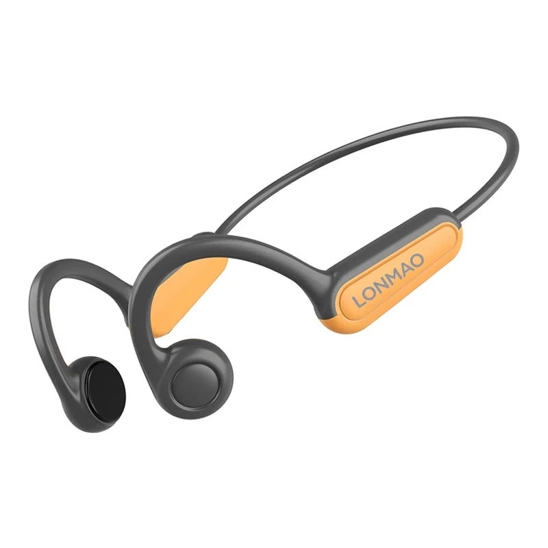 2025 True Bone Conduction Earphones Bluetooth 5.3 Sports Wireless Headphones Ear Hook Waterproof Headset for Running Driving