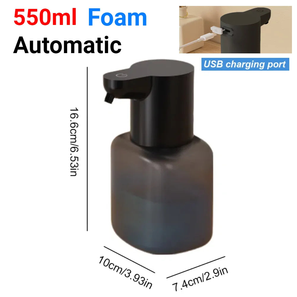 1000ML Automatic/Manual Soap Dispenser Waterproof USB Charging Smart Washing Hand Machine Infrared Sensor for Bathroom Washroom