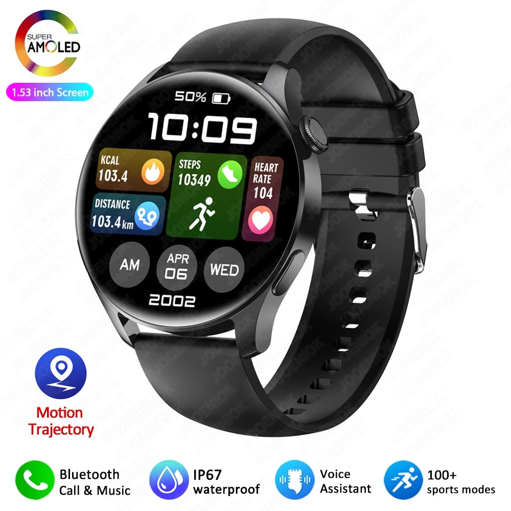 2026 New Smart Watch Men Full Touch Screen Heart Rate Health Monitor Sports Watches Bluetooth Call Smartwatch Man