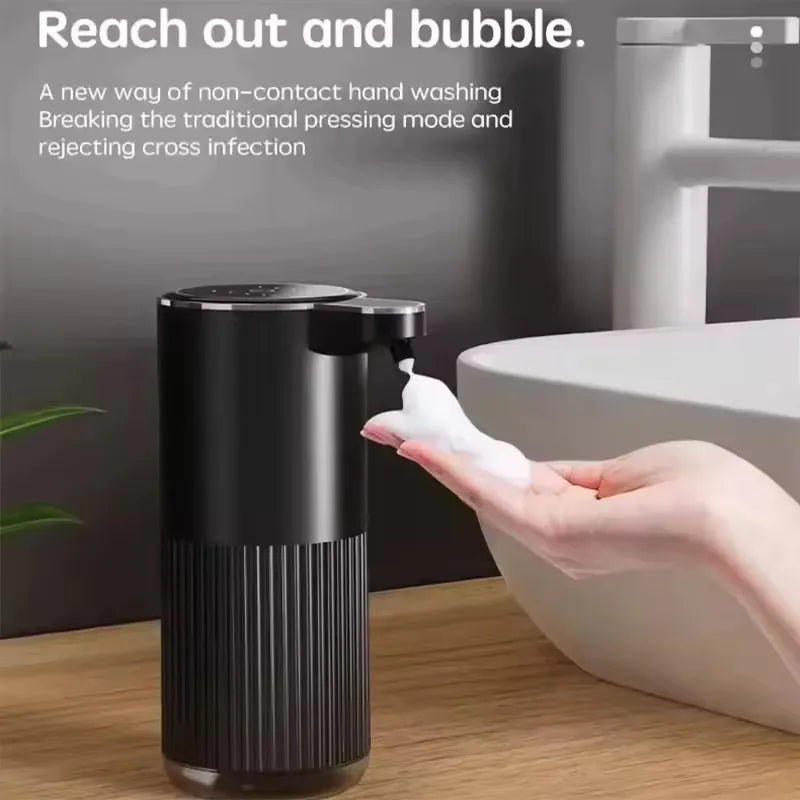 360ML Light Display Rechargeable 4-Gears Adjustable Foam/Gels Smart Infrared Automatic Sense Soap Dispenser For Kitchen Bathroom
