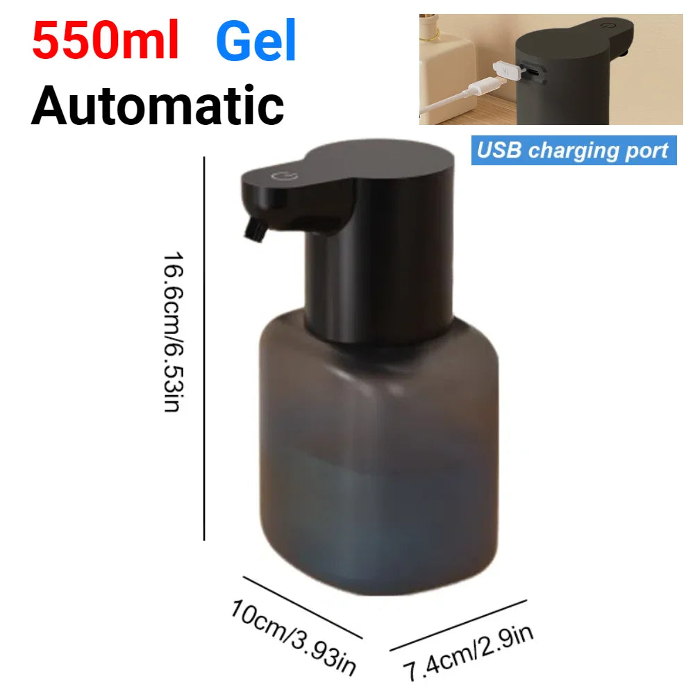 1000ML Automatic/Manual Soap Dispenser Waterproof USB Charging Smart Washing Hand Machine Infrared Sensor for Bathroom Washroom