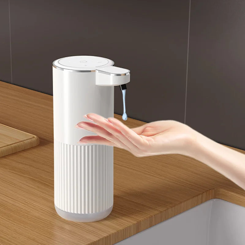 360ML Light Display Rechargeable 4-Gears Adjustable Foam/Gels Smart Infrared Automatic Sense Soap Dispenser For Kitchen Bathroom