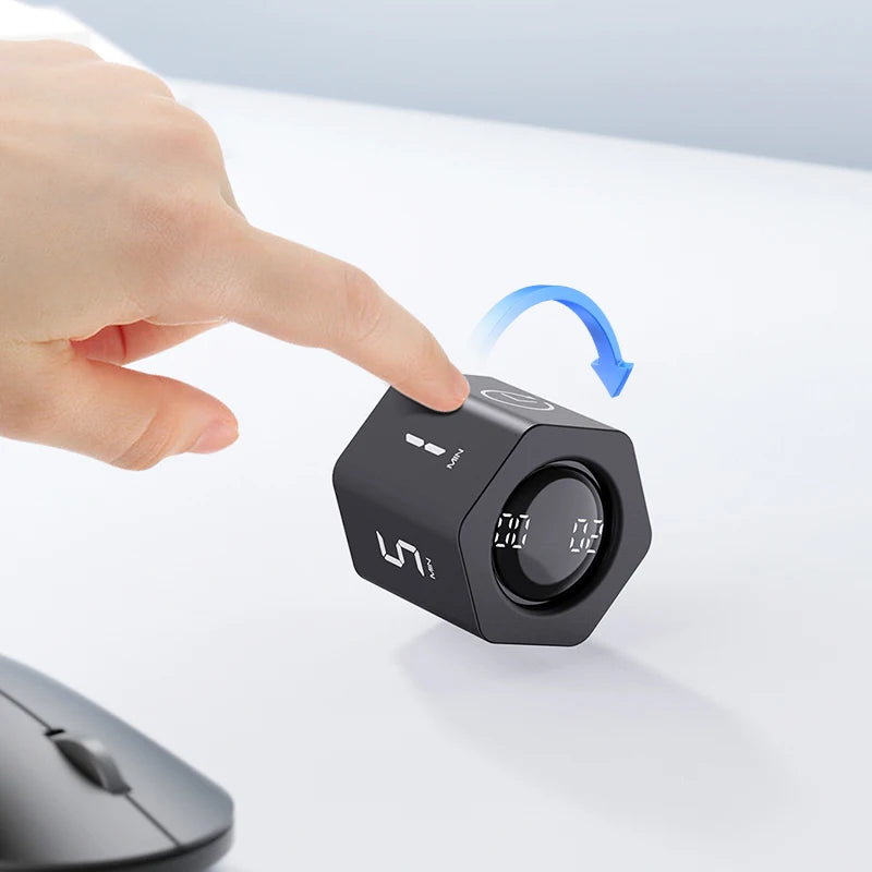 Productivity Kitchen Timer Productivity Gravity Sensor LED Display Digital Time Time Management Kitchen Countdown Gadget Timer