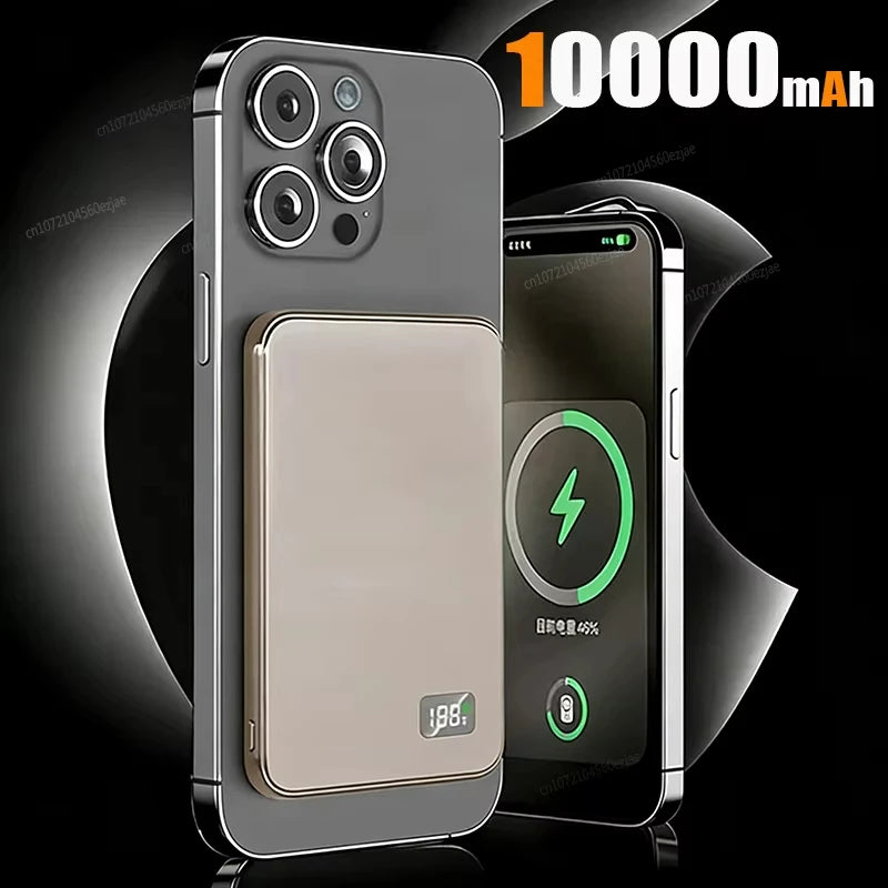 500000mAh Wireless Magnetic Power Bank Fast Charging PD22.5W External Battery Portable for Magsafe for iPhone17 Samsung Xiaomi