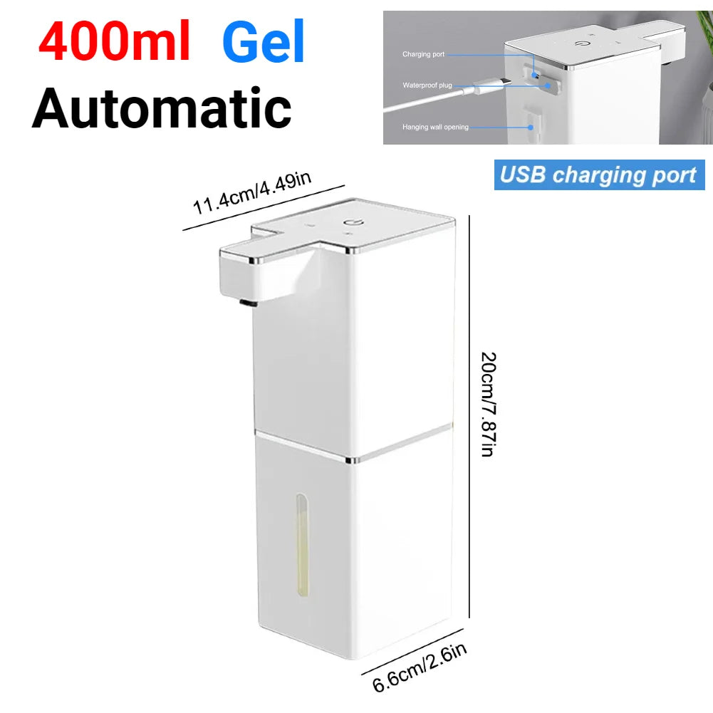 1000ML Automatic/Manual Soap Dispenser Waterproof USB Charging Smart Washing Hand Machine Infrared Sensor for Bathroom Washroom