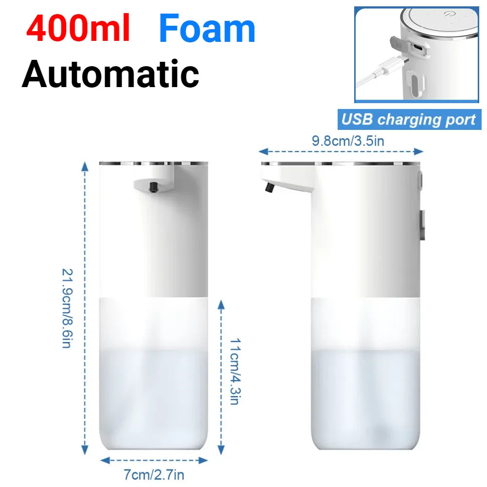 1000ML Automatic/Manual Soap Dispenser Waterproof USB Charging Smart Washing Hand Machine Infrared Sensor for Bathroom Washroom