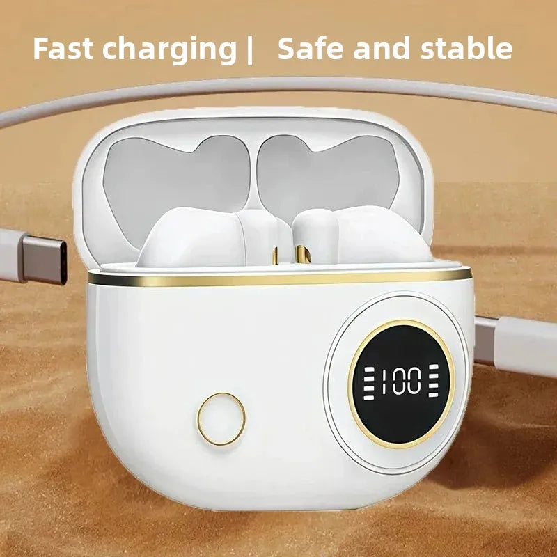 Newest Bluetooth Earphone Wireless Headphone ENC Noise Cancelling Earbuds TWS Pro5 HiFi Stereo Headset For Xiaomi Air iPad