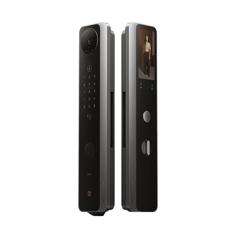 2025 Xiaomi Smart Door Lock M40 Face Recognition Fingerprint Remote Unlock AI Dual Lens with 5 inch Visual Screen Mi home APP
