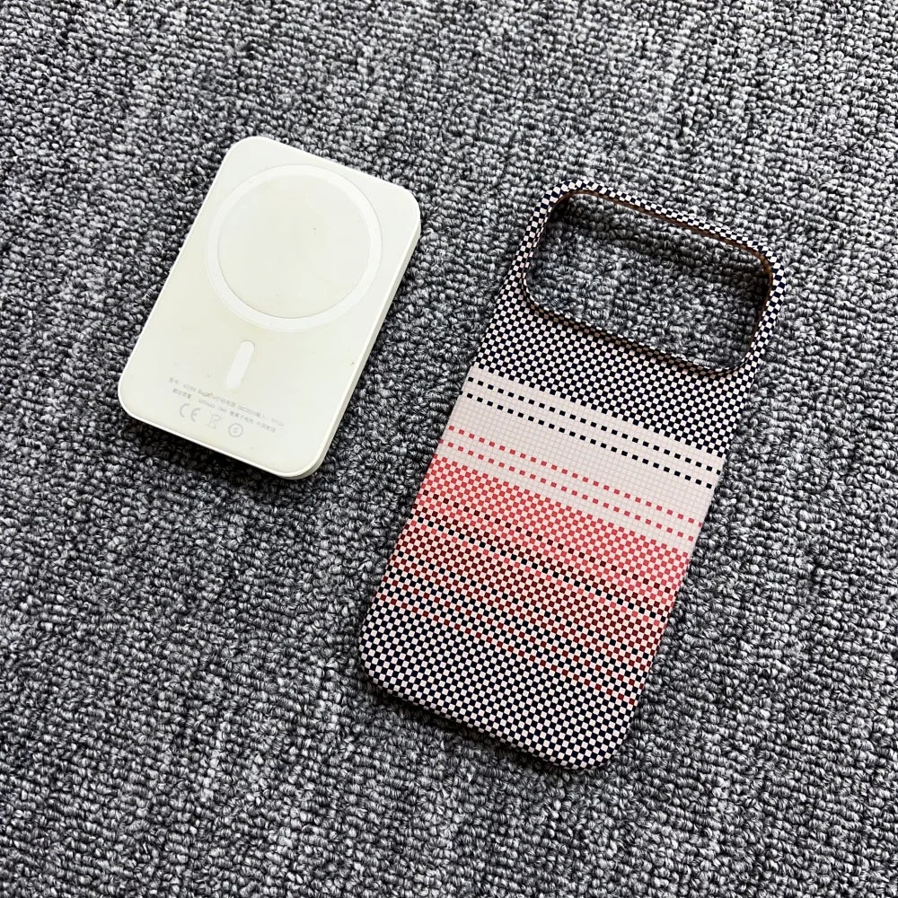Ultra Slim Rugged Carbon Fibre Magnetic Case For iPhone 17 Air 16 15 14 13 12 Pro Max Plus Frameless Thin for Magsafe PC Cover