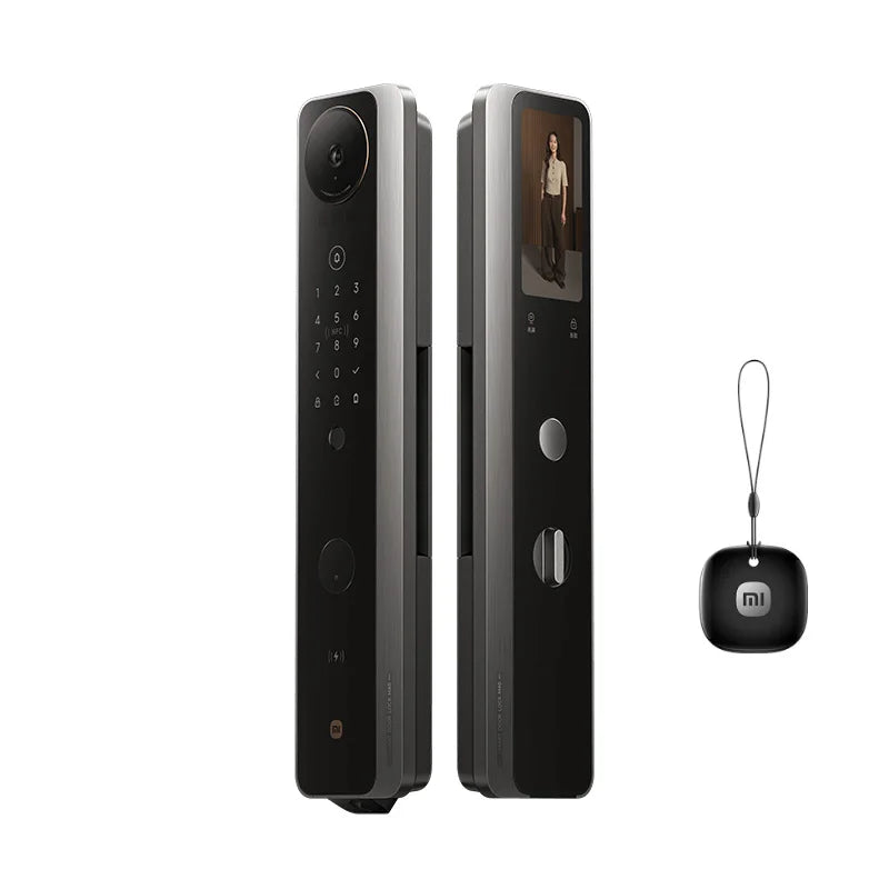 2025 Xiaomi Smart Door Lock M40 Face Recognition Fingerprint Remote Unlock AI Dual Lens with 5 inch Visual Screen Mi home APP