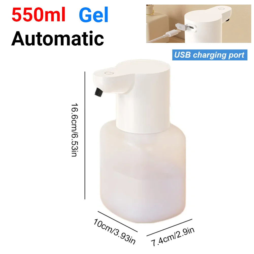 1000ML Automatic/Manual Soap Dispenser Waterproof USB Charging Smart Washing Hand Machine Infrared Sensor for Bathroom Washroom