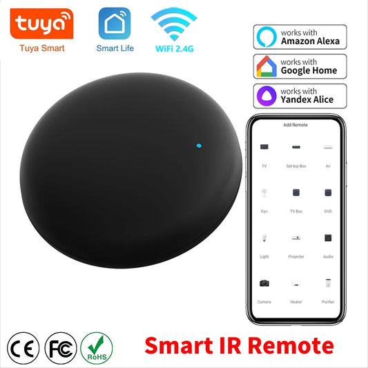Tuya WiFi IR Remote For Smart Home Automation Remote Control Universal Infrared Device Work with Alexa Google Home Smart Life