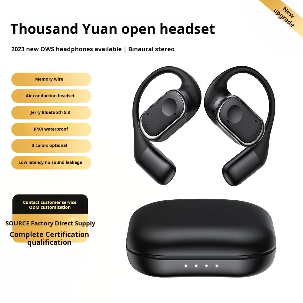 Comfortable Wearing Bluetooth Earphones for Casual Sports Wireless Earbuds Headset with Superior Sound Quality