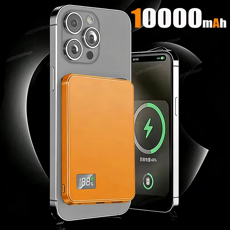 500000mAh Wireless Magnetic Power Bank Fast Charging PD22.5W External Battery Portable for Magsafe for iPhone17 Samsung Xiaomi