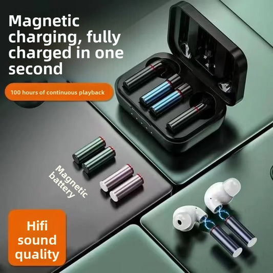1 PC Bluetooth Earbuds Wireless High-Quality Sound Deep Bass Sports Noise-Canceling Earbuds, Universal for Mobile Phones