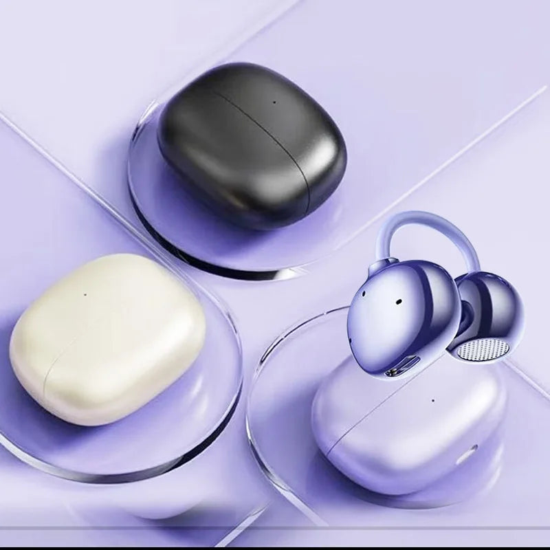 KAMYU Open Wireless Earphones Ultimate Sound Effects Compatible with iOS Android 8 Hours Battery Life