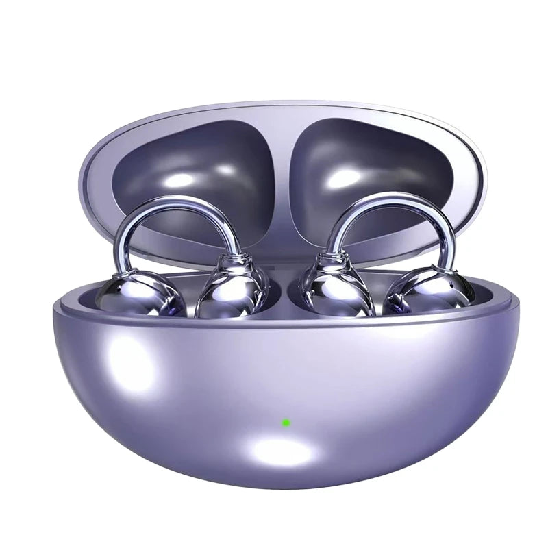 KAMYU Open Wireless Earphones Ultimate Sound Effects Compatible with iOS Android 8 Hours Battery Life