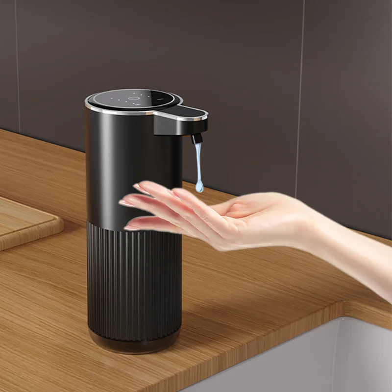 360ML Light Display Rechargeable 4-Gears Adjustable Foam/Gels Smart Infrared Automatic Sense Soap Dispenser For Kitchen Bathroom