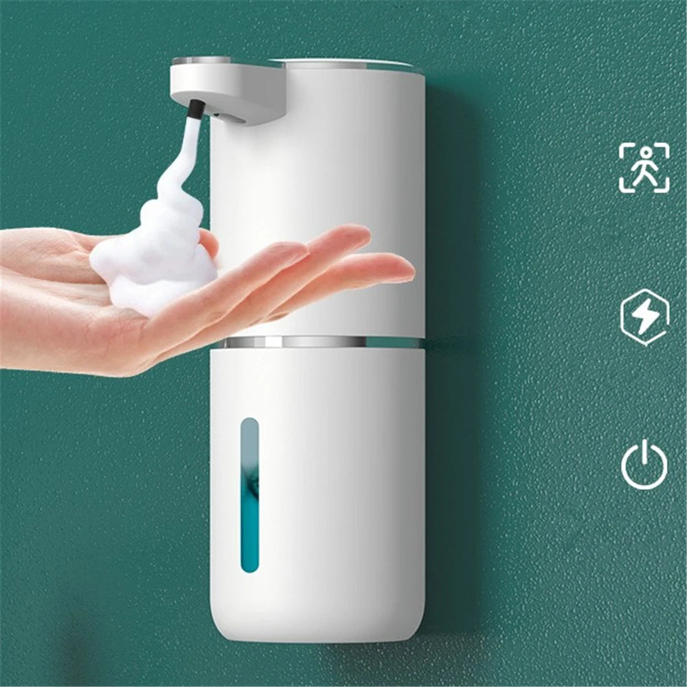 4 Gears Automatic Soap Distributor Smart Sensor Foam Dispenser Wall mount Inductive Liquid Generator Touchless Auto Hand Washer