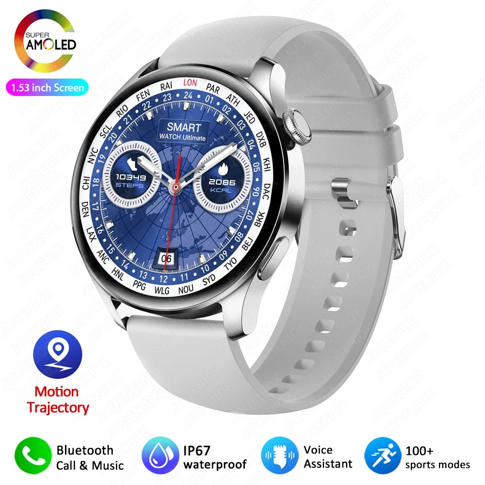 2026 New Smart Watch Men Full Touch Screen Heart Rate Health Monitor Sports Watches Bluetooth Call Smartwatch Man
