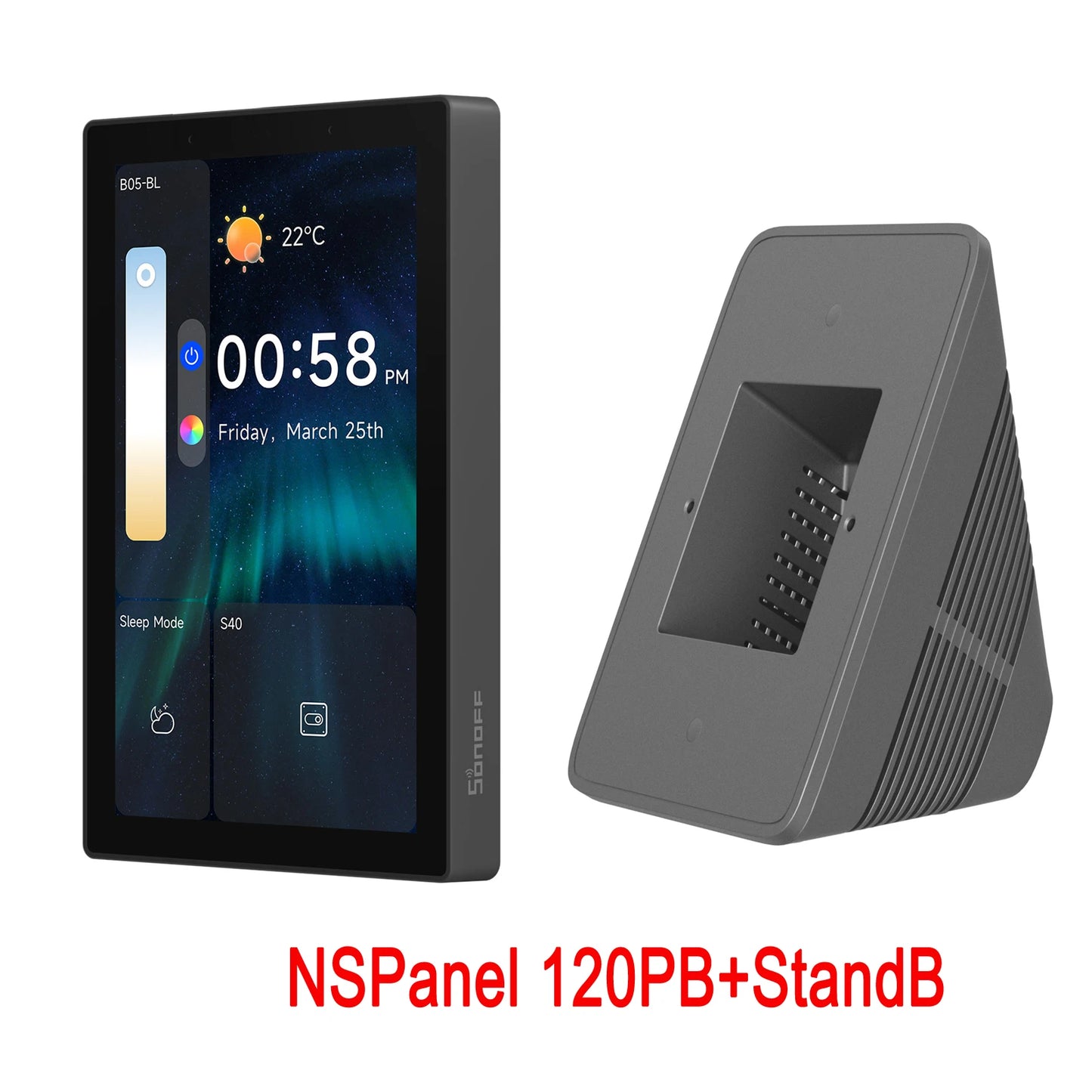 SONOFF NSPanel Pro 120 Type Smart Home Control Panel Smart Thermostst Power Consumption DIY Switch Module Support Sonoff Devices