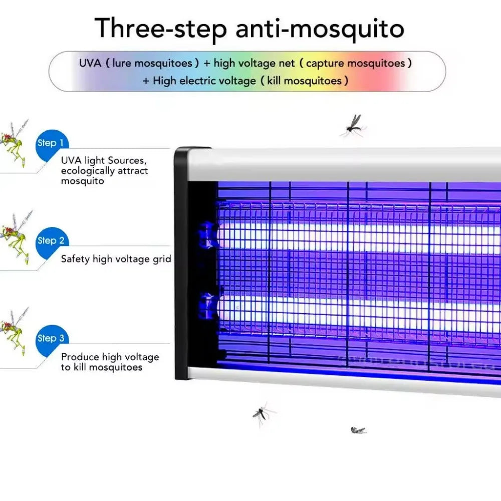 220V 8W Electric Insect Killer Electric Pest Repellent UV & LED Lamp Mosquito Killer Lamp Powerful Bug Electric Mosquito Kill