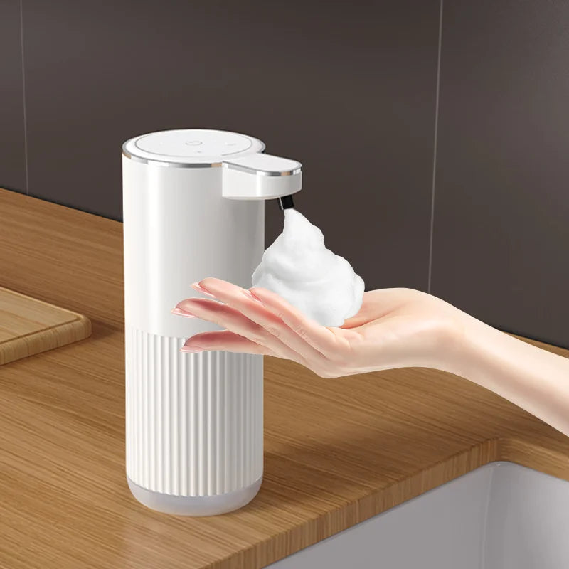 360ML Light Display Rechargeable 4-Gears Adjustable Foam/Gels Smart Infrared Automatic Sense Soap Dispenser For Kitchen Bathroom