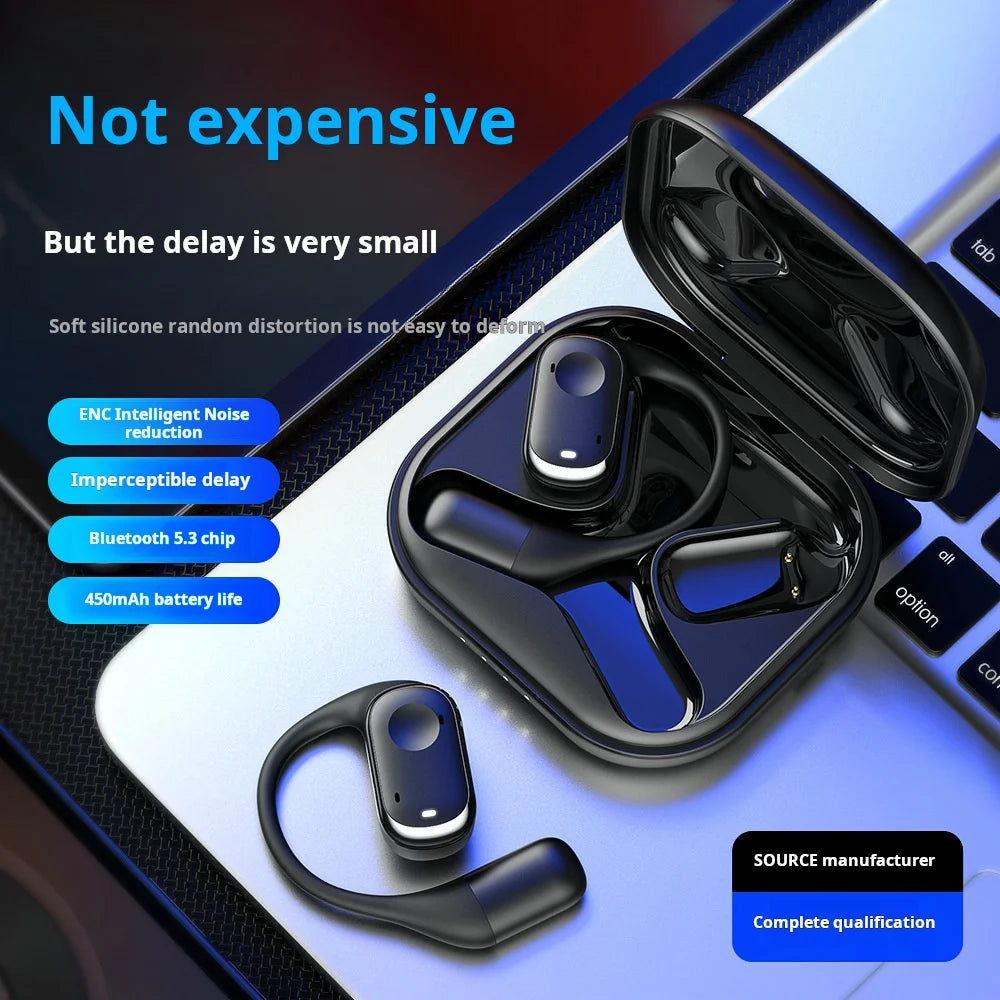 Comfortable Wearing Bluetooth Earphones for Casual Sports Wireless Earbuds Headset with Superior Sound Quality