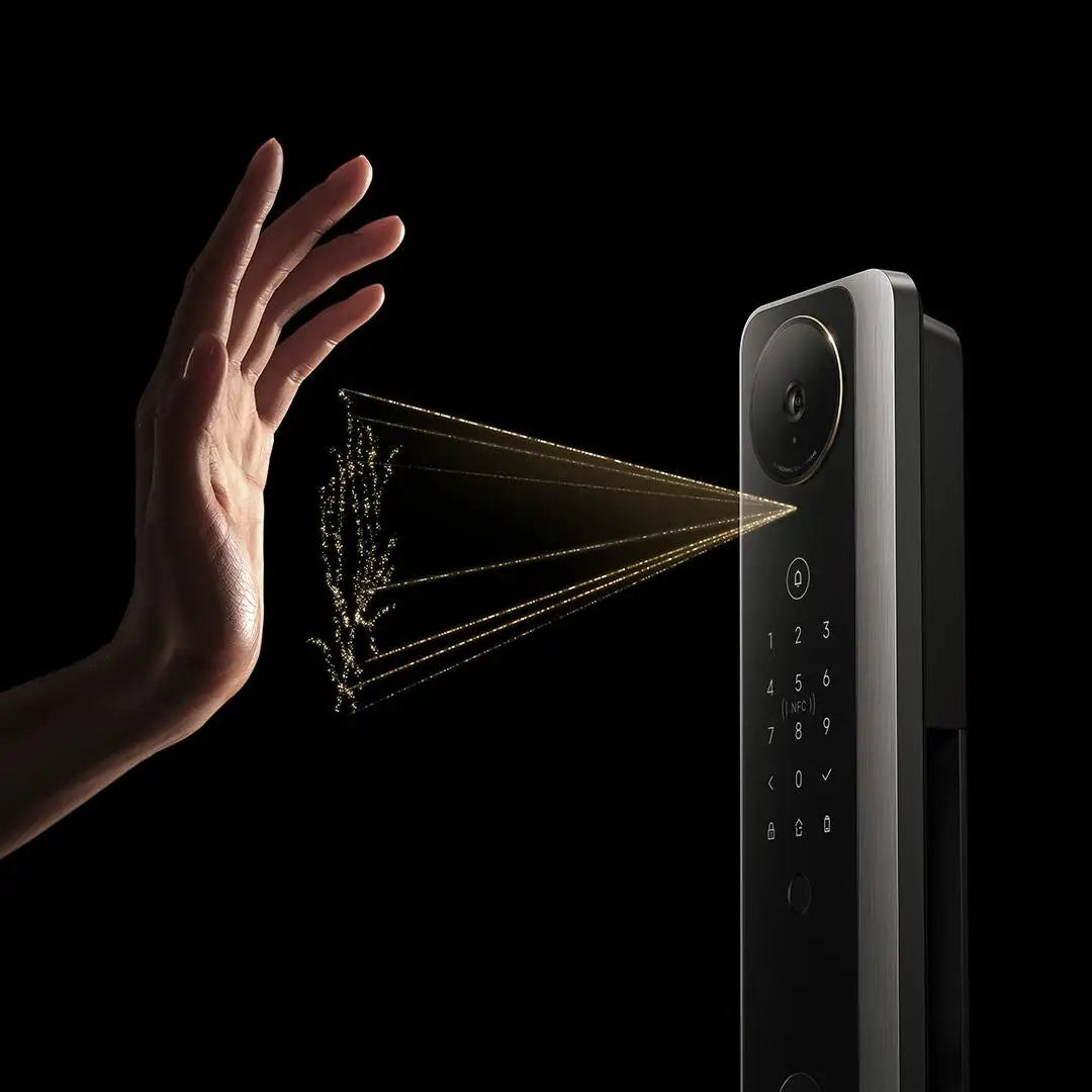 2025 Xiaomi Smart Door Lock M40 Face Recognition Fingerprint Remote Unlock AI Dual Lens with 5 inch Visual Screen Mi home APP